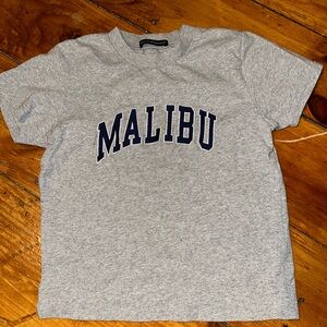 Brandy Melville Gray Malibu Tee
